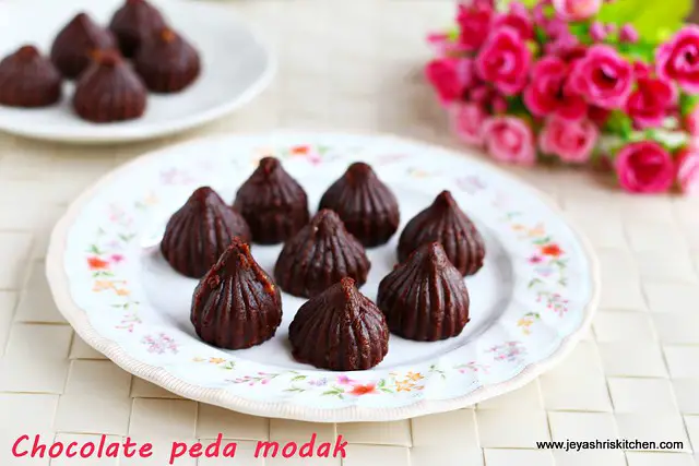 Chocolate peda- modak