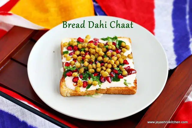 Dahi bread Chaat Dahi- bread Chaat