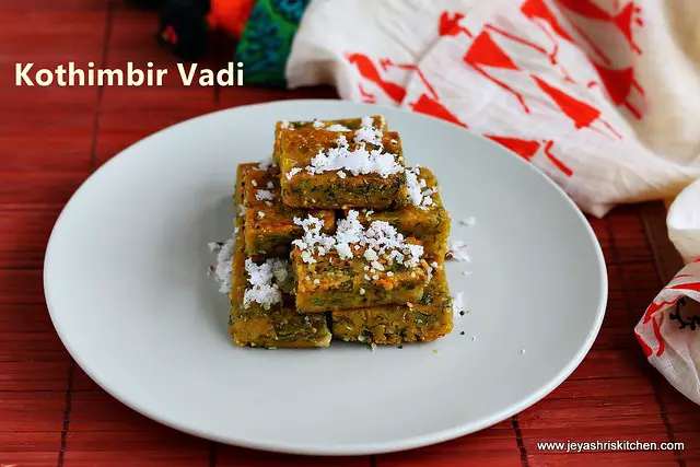 Kothimbir- vadi Kothimbir -vadi