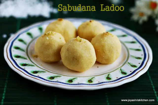 sabudana- ladoo