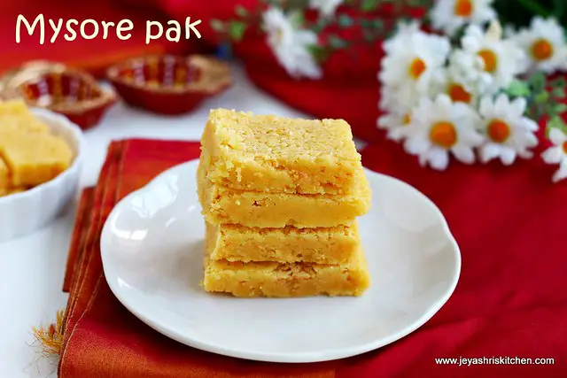 Traditional mysore pak