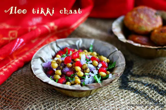 aloo tikki chaat Aloo tikki chaat