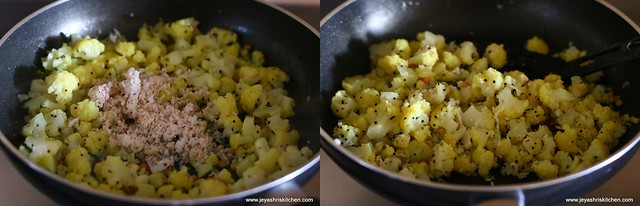 cauliflower poriyal 4