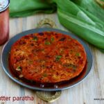 gobi matar paratha