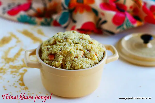 Millet ven pongal