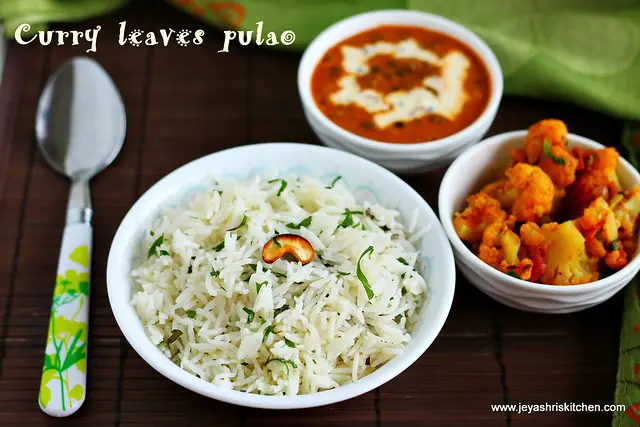 curry leaves pulao