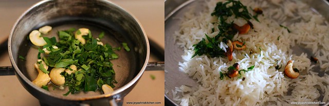 curry leaves pulao 2