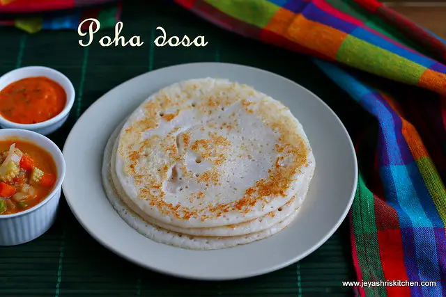 poha dosa poha dosa