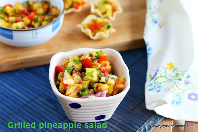 grilled pineapple salad