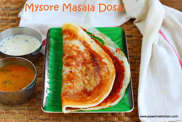 mysore masala dosa