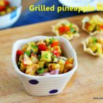 Grilled pineapple salad
