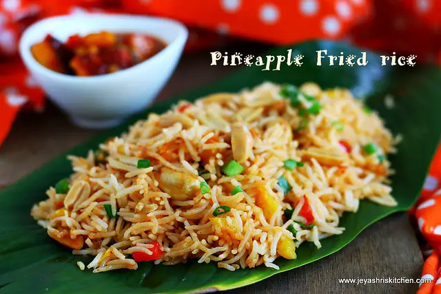 Pineapple fried rice