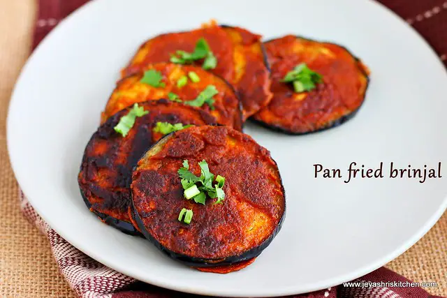 pan fried eggplant