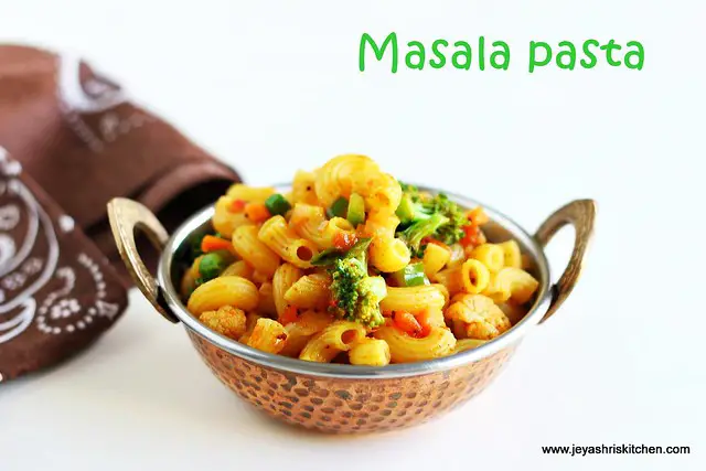 Desi style pasta