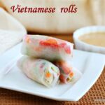 Vietnamese fresh spring rolls