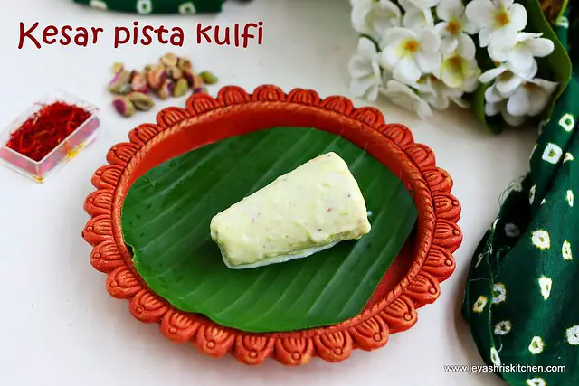 Kesar pista kulfi