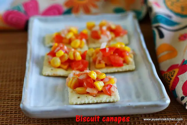 biscuit canapes