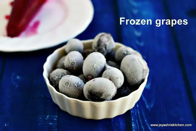 frozen grapes