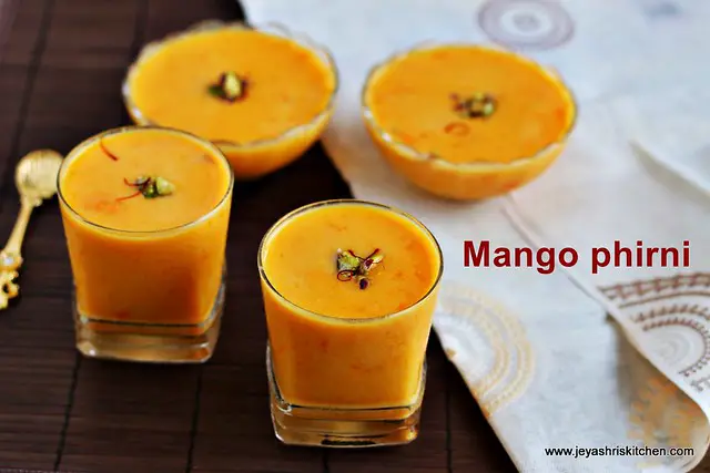 Mango phirni