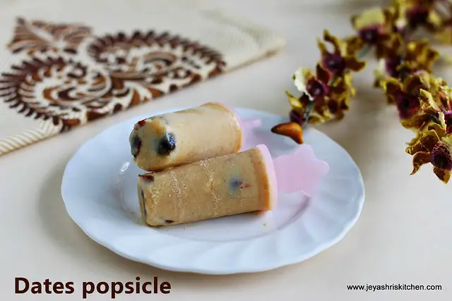 Dates Popsicle