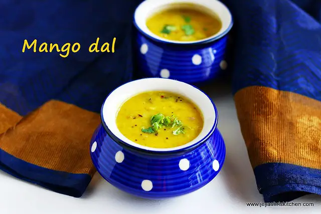 Mango dal Mamidikaya pappu