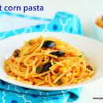 Sweet corn pasta