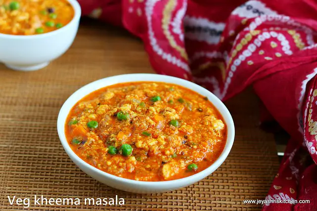 Veg kheema masala