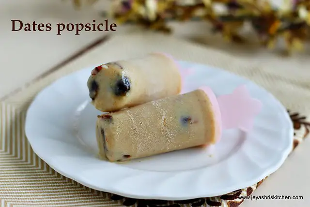 Dates popsicle