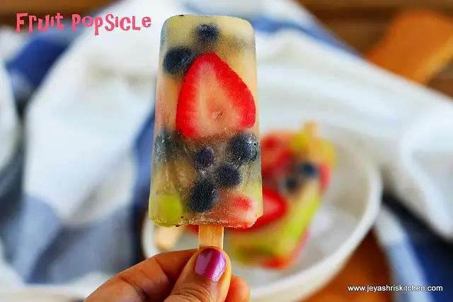 Fruit popsicle