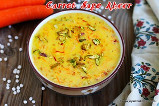 Carrot sago payasam