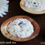 Temple style curd rice