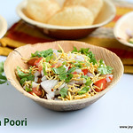 Masala poori chaat