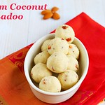 Almond coconut ladoo