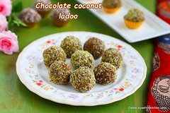 Chocolate coconut ladoo