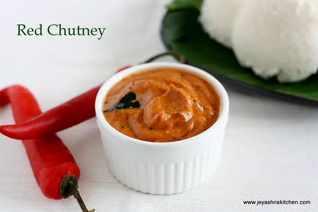 Red jalapeno chutney