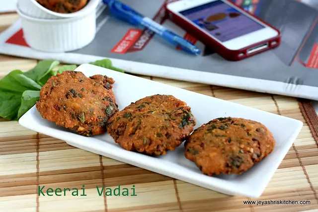 Keerai vadai 