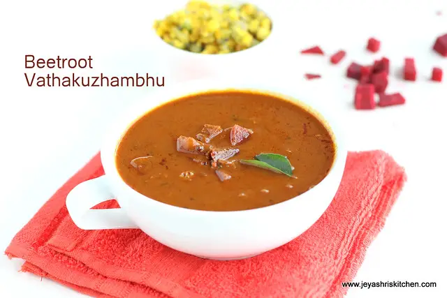 Beetroot vathakuzhambhu 2