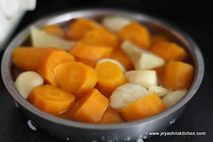 carrot soup step 1