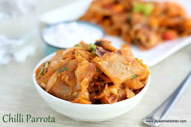 Chilli parotta 