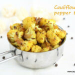 cauliflower pepper fry