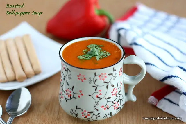 Bell pepper soup 1