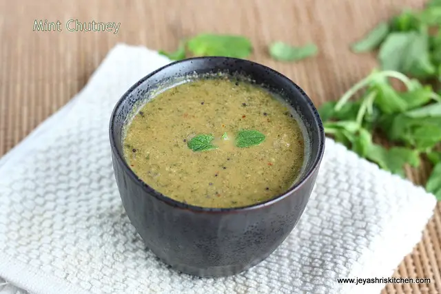 mint chutney 1