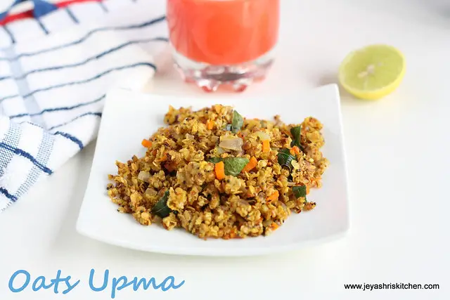 Oats upma 2