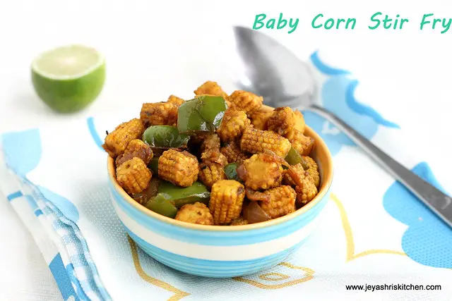Baby corn stir fry 1