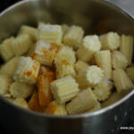 Baby corn step 1