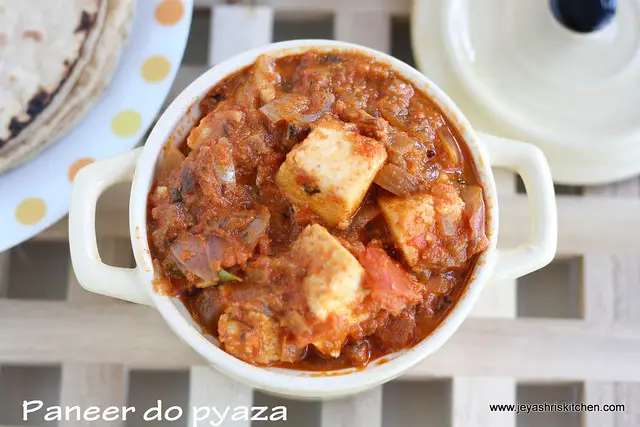 paneer do pyaza 