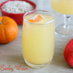 Orange barley water