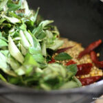 Curry leaves thokku