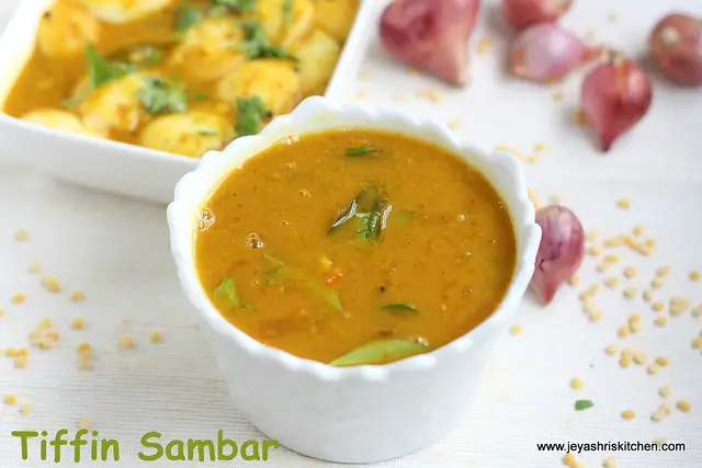 Tiffin sambar recipe