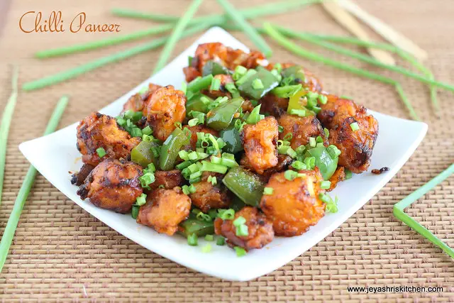 Chilli paneer 4